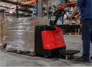 Transpalette Électrique Hydraulique Autoporté 2000 kg avec Batterie au Lithium pour Transport <span class=keywords><strong>de</strong></span> Marchandises en Entrepôt - Product Image 4