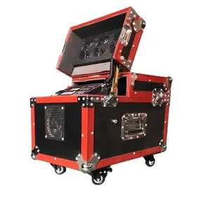 Fabrik preis 600w Dunst maschine 600w Dual Hazer Maschine Nebel rauch maschine DMX512 mit Flight case für Bühnen-und andere Veranstaltungen