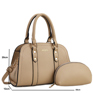 Nuevo Set <span class=keywords><strong>de</strong></span> 2 Piezas 2026: Bolso <span class=keywords><strong>de</strong></span> Mano Texturizado con Asa Superior y Cartera para Mujer, Ideal para Oficina y <span class=keywords><strong>Trabajo</strong></span> - Product Image 6