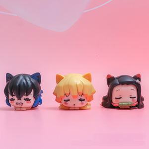 Figurines miniatures Chibi Cat DS en PVC, 6 pièces = 1 ensemble, 6,5 cm, figurines d'action mignonnes, ornements d'anime, cadeaux pour les fans de <span class=keywords><strong>manga</strong></span>, fête d'anniversaire - Product Image 3