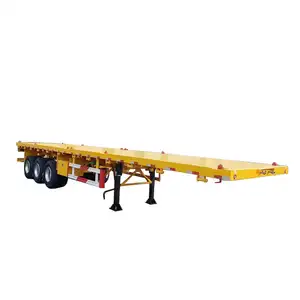 Jinqiao 30 ft 40 feet xe tải Made Trung Quốc phẳng Trailer cho bán trong QATAR