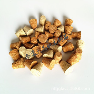 จุกไม้ก๊อกคอมโพสิตเทียนจิง 15x15x10 มม. กันน้ำ สำหรับหลอดทดลองและขวด - Product Image 3