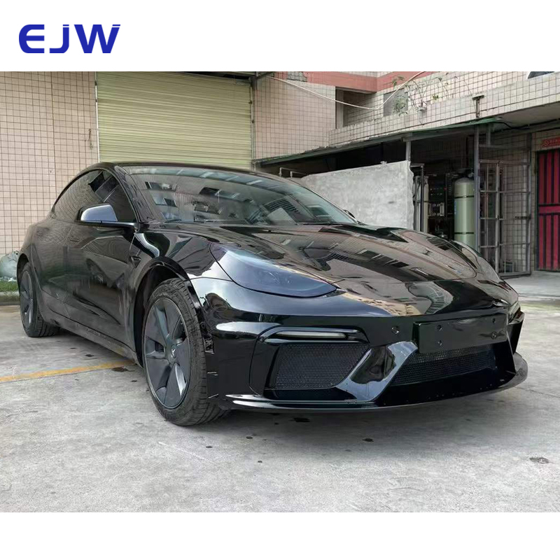 2020 tesla model 3 performance front bumper