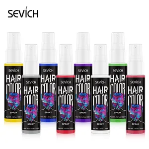 Spray colorido para cabelo, spray profissional sem prejuízo e moderno para estilizar cabelo temporário