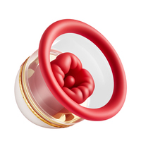 4-in-1 Saugvibrator Rosen-Sexspielzeug Klitoris-Nippel-Massageprodukte Erotikspielzeug Sexspielzeug-Box für Frauen Vibrator-Ei für Frauen