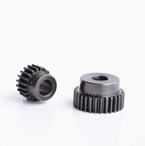 Engranaje recto de 18 dientes 1M18T Motor <span class=keywords><strong>Metal</strong></span> <span class=keywords><strong>Boss</strong></span> <span class=keywords><strong>Gear</strong></span> con orificio interior Material de acero Procesamiento disponible en 4/5/6/7/8/10 tamaños - Product Image 1