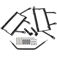 Adapté pour CF MOTO MT450, coffre à trois compartiments, cadre de coffre latéral en alliage d'aluminium pour moto, coffre 450MT