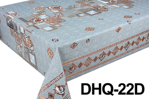 Factory Cheap Waterproof Luxury <strong>Vintage</strong> Pvc Gold Table Cloth Wholesale Embroidered <strong>Tablecloth</strong> - Product Image 6