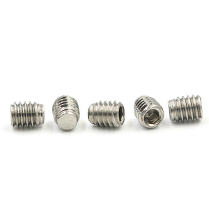 Chinese Wholesale M2 M4 M5 M8 M10 Stainless Steel 304 316 DIN916 Hex Socket Cup Point <strong>Grub</strong> Flat Head Set <strong>Screws</strong> - Product Image 1