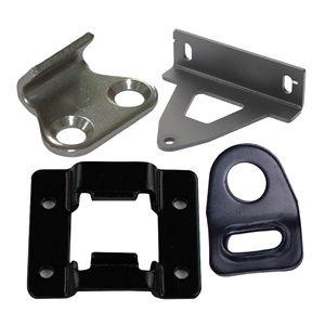 कार्बन स्टील गैल्वेनाइज्ड स्टील संरचनात्मक समर्थन फ्रेम के लिए ओएम निर्माण के साथ भारी शुल्क शीट धातु मुद्रांकन ब्रैकेट - Product Image 6