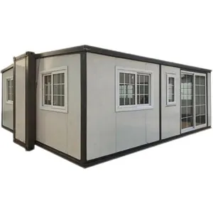 20ft genişletilebilir konteyner ev 40ft konteyner ev Modern prefabrik ev Villa yeşil ekonomik enerji tasarrufu 25 yıl