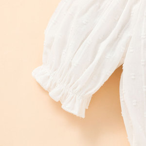 Kid Girl <b>2</b>-<b>Piece</b> Summer Clothing <b>Set</b> Worsted Fabric 100% Cotton England Style Breathable Fashion Wear - Product Image 3