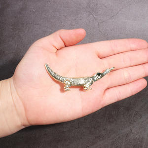 Ретро-аксессуары для украшений из цинкового сплава: подвеска-крокодил для браслета, ожерелья, клипса для сигарет - Product Image 4