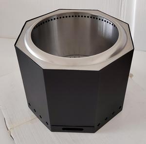 Chimeneas de leña de <span class=keywords><strong>doble</strong></span> <span class=keywords><strong>cara</strong></span> para patio trasero, de acero inoxidable, fáciles de limpiar, con etiqueta personalizada, sin humo - Product Image 4