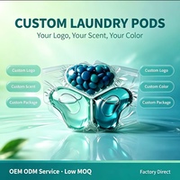 Capsules de lessive pour lave-linge à chargement frontal et lave-linge à chargement par le haut