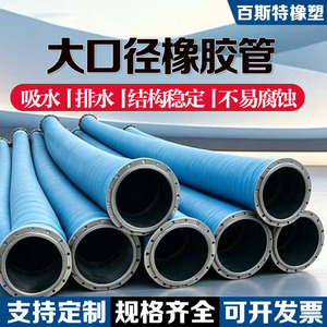 Tuyau hydraulique en caoutchouc à bride pour engins de génie civil, avec tube intérieur NBR, épaisseur de paroi 5,7 mm, haute résistance à la température - Product Image 5