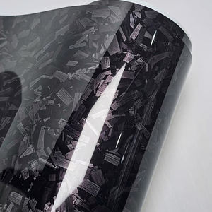 Personalisasi bunga kustom serat karbon vinil bungkus 56ft Super Glossy 3 tahun garansi PVC/PET berbasis bahan bungkus vinil - Product Image 5