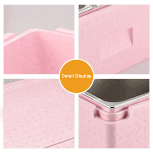 Boîte isotherme rose EPP 31L transparente à couvercle rabattable <span class=keywords><strong>pour</strong></span> fruits, boîte réfrigérée isolée avec bac GN, boîte de présentation <span class=keywords><strong>pour</strong></span> smoothies - Product Image 6