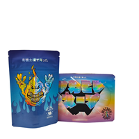 Sachet Doypack refermable personnalisé en Mylar de qualité alimentaire avec fermeture éclair et trou Euro pour l'emballage de bonbons, céréales et snacks OEM
