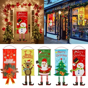 Buon natale portico porta Banner appeso ornamento decorazione natalizia per la casa natale Navidad 2022 felice anno nuovo <span class=keywords><strong>2023</strong></span> - Product Image 1