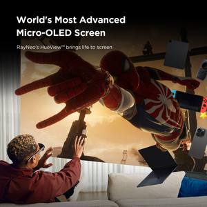 Version internationale Thunderbird RayNeo Air 3S Pocket <span class=keywords><strong>TV</strong></span> <span class=keywords><strong>Smart</strong></span> Lunettes 3D AR Visionnement HD Écran virtuel 80 pouces <span class=keywords><strong>Visio</strong></span> Moule privé - Product Image 6