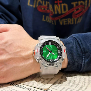 Multifunctional Men's Sport Chronograph <b>Watch</b> Digital Display Stop <b>Watch</b> Alarm 3BAR Water Resistant Plastic Latest - Product Image 3