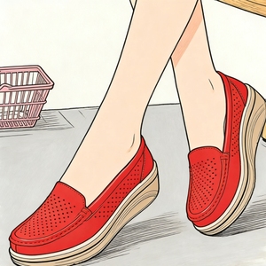 Zapatos Náuticos de Plataforma para Mujer, Estilo Europeo Americano, Novedad 2025, Suela Gruesa, Casuales, Deportivos, Transpirables, Ligeros, Talla Grande - Product Image 4