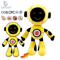Jouets en peluche personnalisés de haute qualité UYEAH OEM, peluches douces et rembourrées, figurines d'astronautes robots personnalisées, poupées en peluche rembourrées de coton