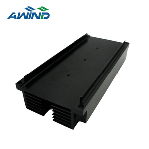 Disipador De calor anodizado negro de aluminio para amplificador Disipadores De Alumno De Calor Para Tramsistores De Amplificadores - Product Image 2