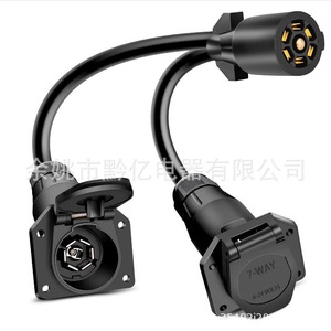สายต่อปลั๊กพ่วง 7 ขา 200V ขั้วต่อไฟฟ้า RV แบบตัวผู้ตัวเมีย สำหรับสายไฟรถบ้าน - Product Image 3