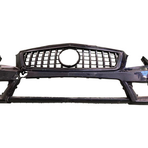 กระจังหน้า Mercedes-Benz CLS218 สีดำ ทำจากพลาสติก ABS สำหรับกันชน ปี 2012-2014 - Product Image 1