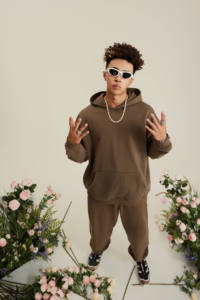 445 gramos de peso pesado Unisex sudaderas de gran tamaño diseño de moda con <span class=keywords><strong>capucha</strong></span> cadena menos sudaderas con bolsillos al por mayor - Product Image 5