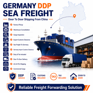Servicio <span class=keywords><strong>de</strong></span> Transporte Marítimo <span class=keywords><strong>de</strong></span> China a Alemania DDP Puerta a Puerta, Despacho <span class=keywords><strong>de</strong></span> Aduanas, Logística Chaojitu LCL+Express, 25-45 Días, Seguro Incluido - Product Image 4