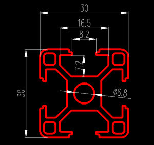 Profilé d'extrusion à rainure en T de haute qualité 2020 3030 en aluminium pour support d'<span class=keywords><strong>aquarium</strong></span> - Product Image 2
