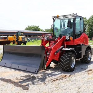 CE Cina padat kebun Mulcher Diesel Bucket 0.8 Ton <span class=keywords><strong>Front</strong></span> <span class=keywords><strong>End</strong></span> <span class=keywords><strong>Loader</strong></span> dengan salju Pusher Gearbox sepenuhnya sistem hidrolik - Product Image 2