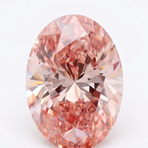 Diamante Rosa Intenso de Laboratorio de Primera Calidad, Corte Oval Brillante, 5.01 Quilates, Gema Suelta para Joyería Fina - Product Image 3