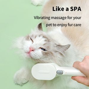 Gran oferta de productos de limpieza eléctricos para mascotas, peine de masaje para gatos, cepillo de depilación de belleza, aguja de autolimpieza para mascotas, peine para mascotas - Product Image 3