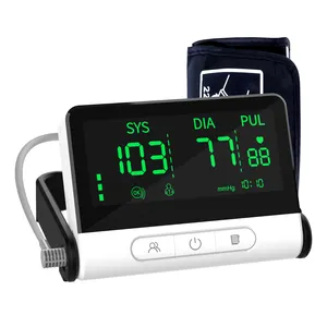 Mesin Penguji BP Digital Monitor Tekanan Darah Otomatis Monitor Tekanan Darah Lengan Elektronik dengan Dudukan