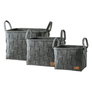 Wicker Gift Baskets Felt Fiber Cheap Hand-woven Rattan Laundry Clothes Picnic Wicker Gift Fruit Hanging Woven Storage Baskets