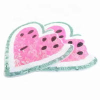 Vente en gros Gratuit Personnalisé Dessin Animé Logo Design Broderie Sequin Applique Patches pour Enfants Vêtements