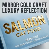 Sachet alimentaire pour animaux de compagnie en aluminium personnalisé, anti-odeur, avec fermeture éclair, doré miroir, à fond plat, à fond stable, avec logo et couleur personnalisés