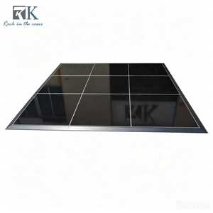 4x4ft Dance Floor Panels 18mm Thick Dance Floor with Aluminum Edges for Outdoors Indoors - Product Image 1
