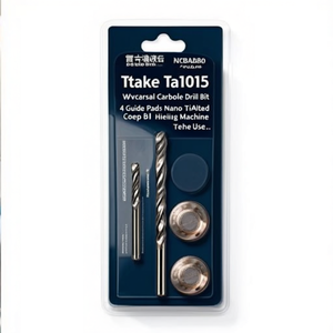Ttake Ta1015 Universal Carbide <b>Drill</b> Bit 4 <b>Guide</b> Pads Nano TiAlN Coated Deep Hole Drilling Machine Tool Use - Product Image 2