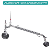 Unité de distillation d'huile sous vide 250ml 500ml 1L Laboratory Herbal Complete