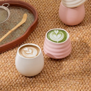 Cross-border Striped High-end Customized Office Classic High Temperature Resistant Dishwasher Safe Microwave Safe Porcelain Mug - Product Image 4