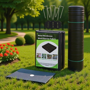 Chengye Weed Barrier Fabric 100x200cm Black Woven Garden Cover <b>For</b> Agricultural Planting And Orchard Use - Product Image 1