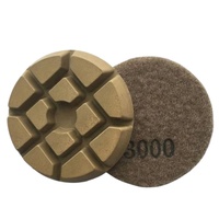 Disque de polissage diamanté sec/humide 3 pouces OEM Bolide CD-NM pour marbre, granit, béton, grain 50-3000