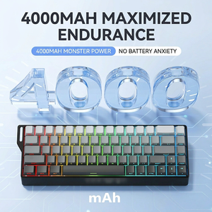 Teclado Mecánico para Juegos K68D 2025 con Cable, Triple Modo, Interruptores Mecánicos, RGB, 68 Teclas, para Juegos y Esports - Product Image 3