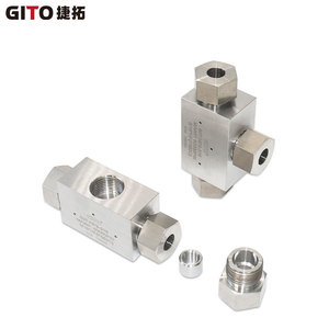 ข้อต่อไฮโดรเจนแบบตรงชนิดทีหัวต่อเกลียวเรียวสแตนเลส 316 ขนาด 9/16 นิ้ว แรงดันสูง ประเภทข้อต่ออื่นๆ หมวดหมู่สินค้า - Product Image 4