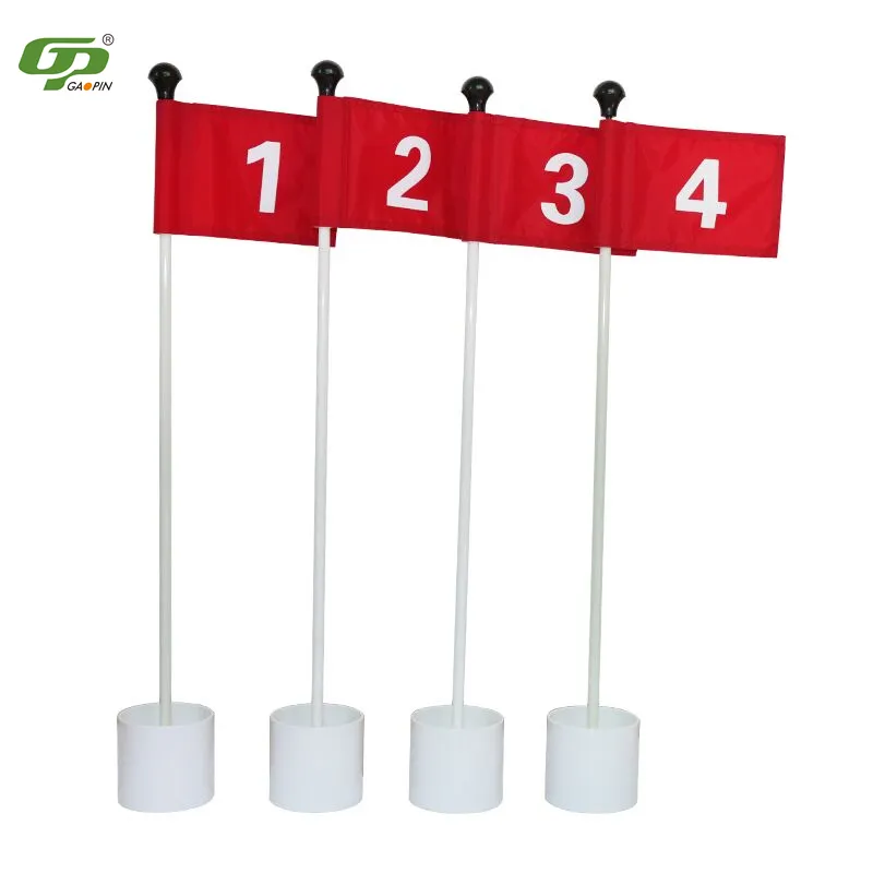 Minigolf Putting Green Hole Pole Cup Flaggens töcke für Yard Golf Pin Flags Hole Cup Set Golf Putting Green Fahnenmasten